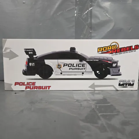 BOXED ROAD REBELS POLICE PURSUIT RC CARS