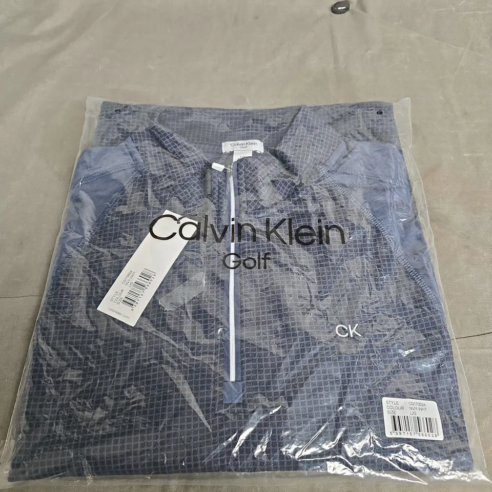 CALVIN KLEIN GOLF ZIP-UP JACKET - SIZE L
