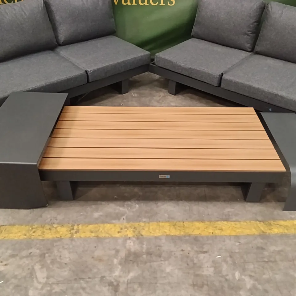 NORFOLK LEISURE EASTON LARGE CORNER SET WITH CUSHIONS AND SUN RECLINER