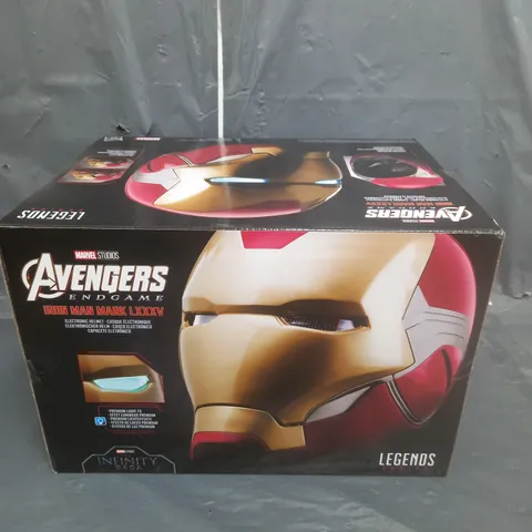 BOXED MARVEL AVENGERS IRON MAN AVENGERS LEGENDS GEAR 2 PREMIUM ELECTRONIC HELMET WITH LIGHT FX