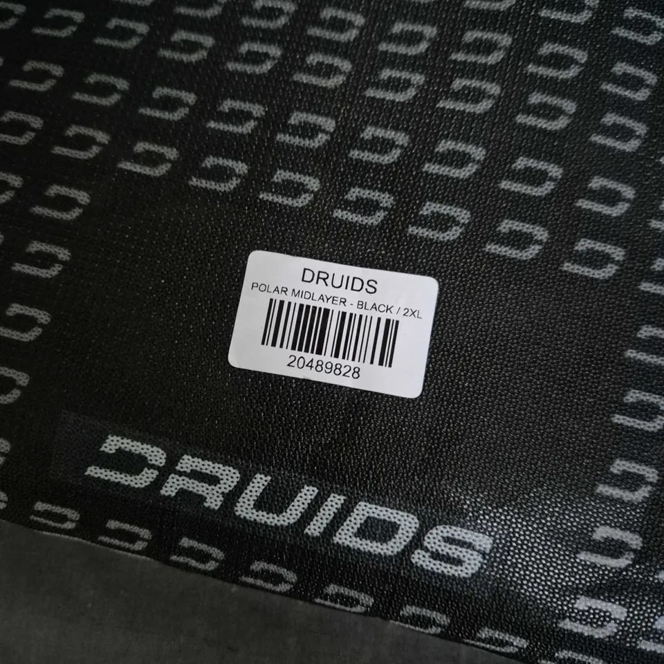 BAGGED DRUIDS POLAR MIDLAYER JACKET, BLACK, UK 2XL