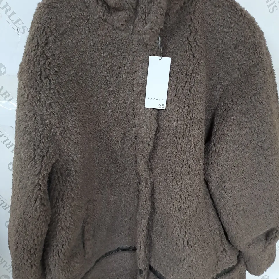 PAPAYA ZIP THROUGH FLEECE JACKET - 12