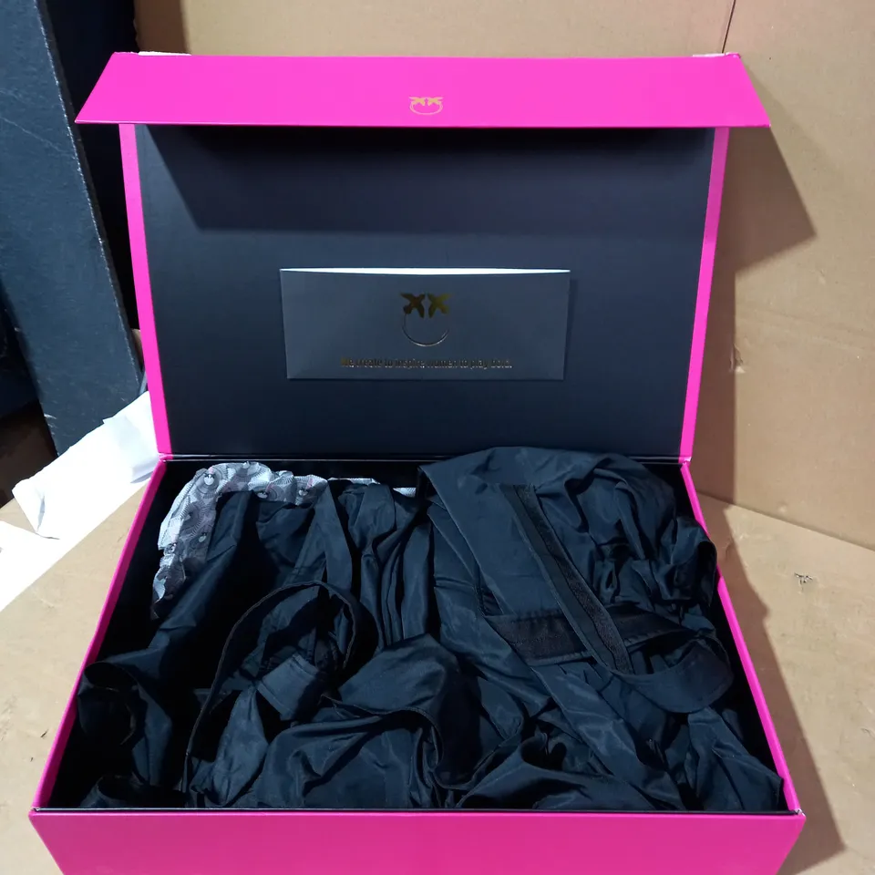 BOXED PINKO BLACK GOWN - M