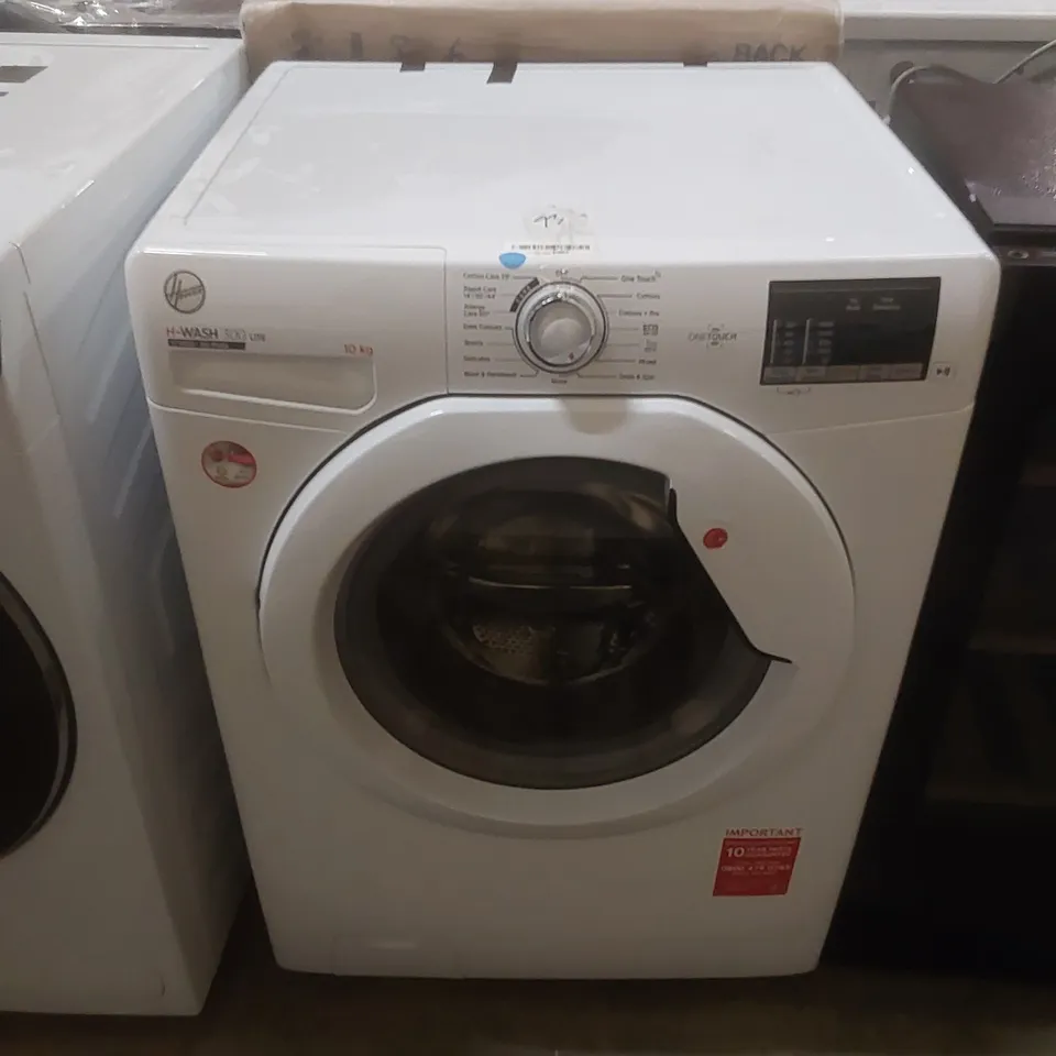 HOOVER H3W4102DAE/1-80 H-WASH 300 LITE 10KG 1400 RPM WASHING MACHINE - WHITE