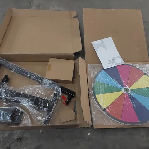 BOXED SPINNING TABLETOP PRIZE WHEEL (1 BOX)