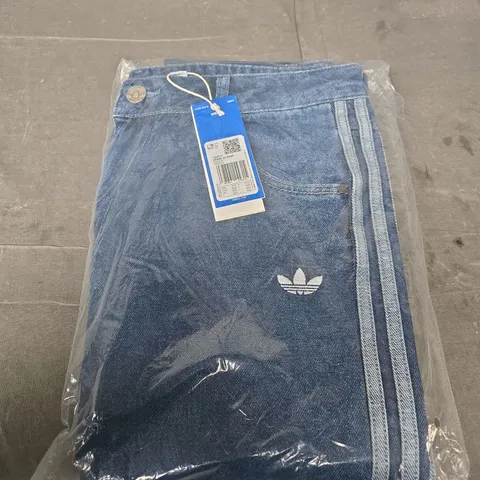 ADIDAS DENIM 3-STRIPES JEANS β BLUE (UK SIZE: 30/32