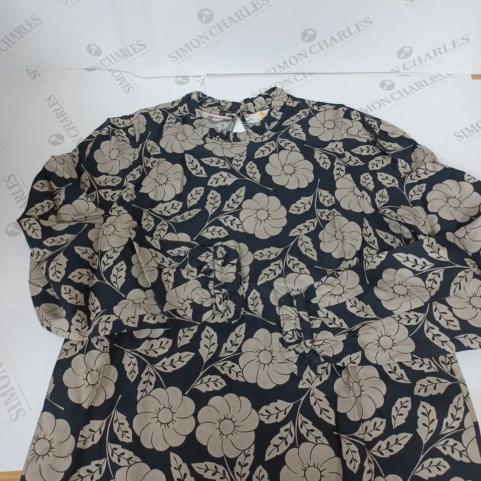 BODEN WOMENS FLORAL PATTERN SHIRT SIZE 14