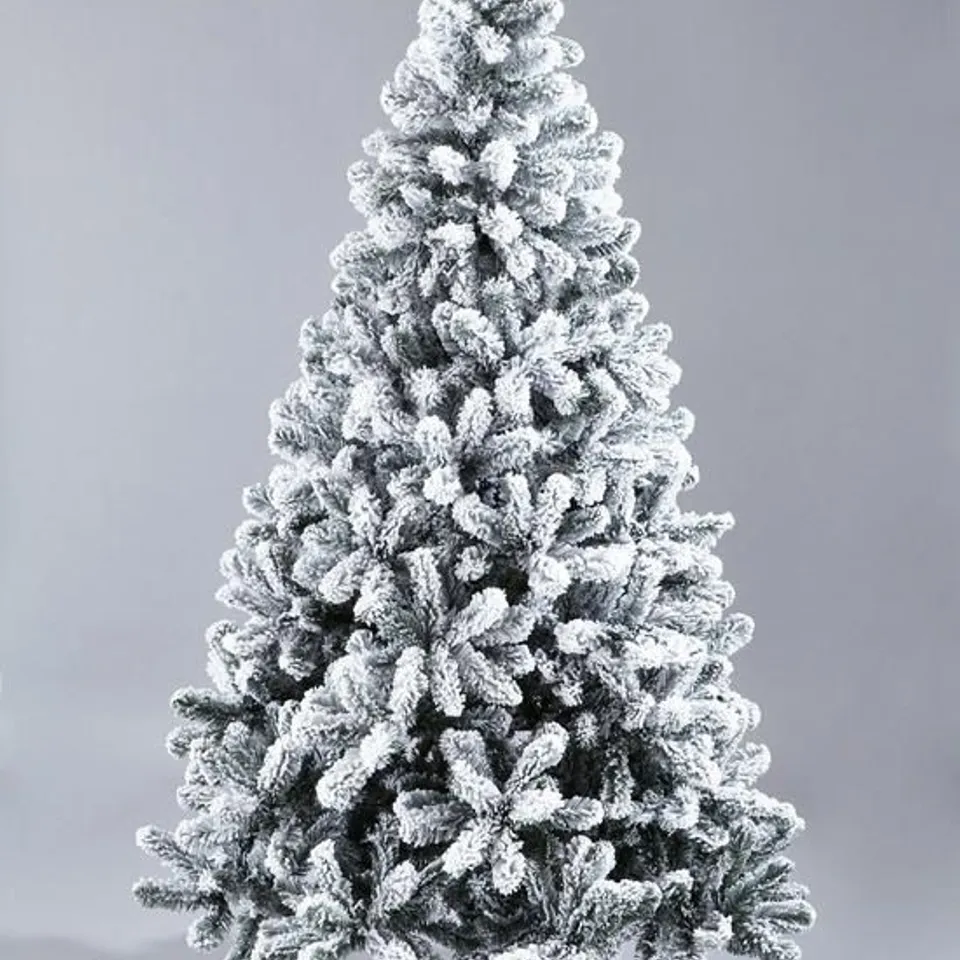 BOXED 7FT FLOCKED EMPEROR TREE - COLLECTION ONLY RRP £139.99