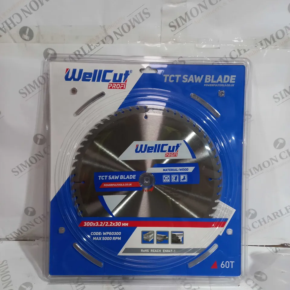 WELLCUT WOOD CIRCULAR SAW BLADE 300MM X 60T X 30MM BORE FOR BOSCH