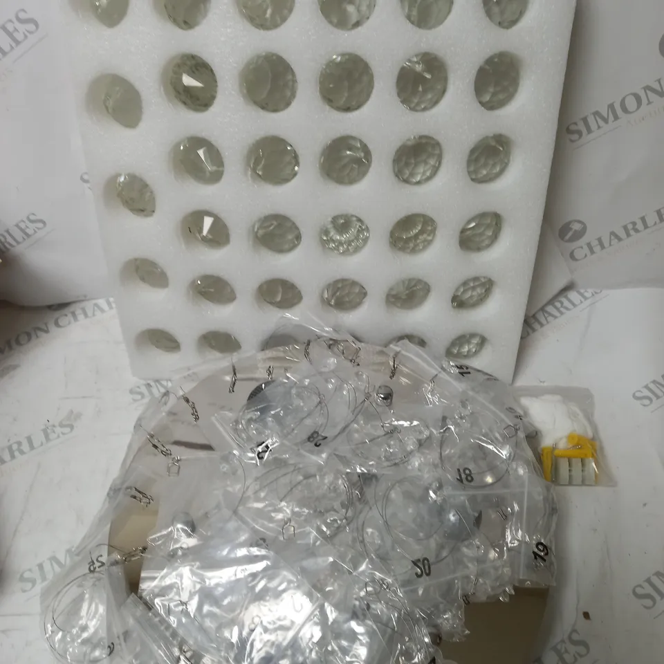CEILING LIGHTS MODERN CHANDELIER LED SPIRAL SPHERE RAIN DROP CRYSTAL PENDANT LIGHT 