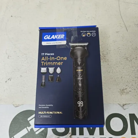 GLAKER ALL-IN-ONE TRIMMER β 17 PIECES (JM-700UU-6)