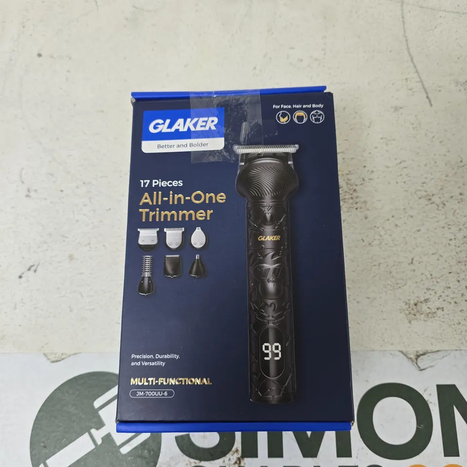 GLAKER ALL-IN-ONE TRIMMER – 17 PIECES (JM-700UU-6)