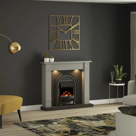 BOXED BROADWELL ELECTRIC FIREPLACE (1 BOX)