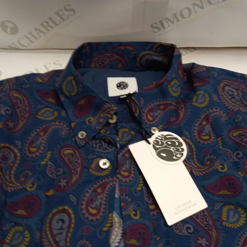 PRETTY GREEN ALLOWAY PAISLEY SHIRT - S