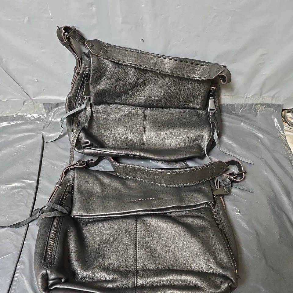 2X AIMEE KESTENBERO MULTI POCKET HANDBAG - BLACK