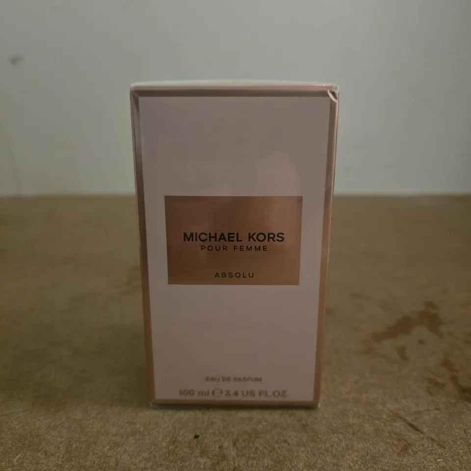 BOXED AND SEALED MICHAEL KORS POUR FEMME ABSOLU EAU DE PARFUM 100ML
