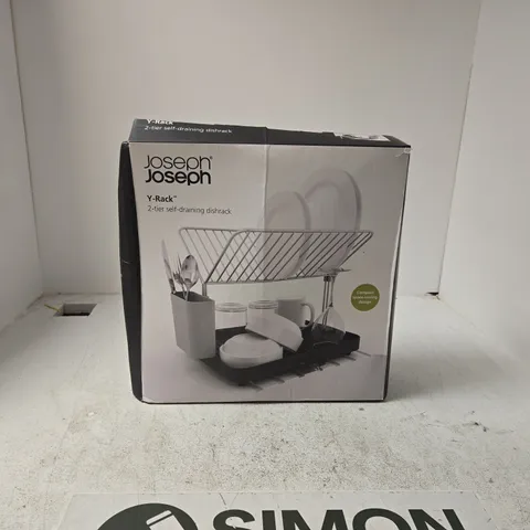 JOSEPH JOSEPH Y RACK SELF DRAINING DISHRACK BOXED