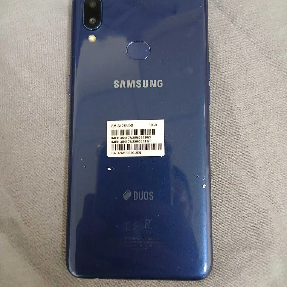 SAMSUNG GALAXY A10S DUAL SIM (SM-A107F/DS) – BLUE, 32GB