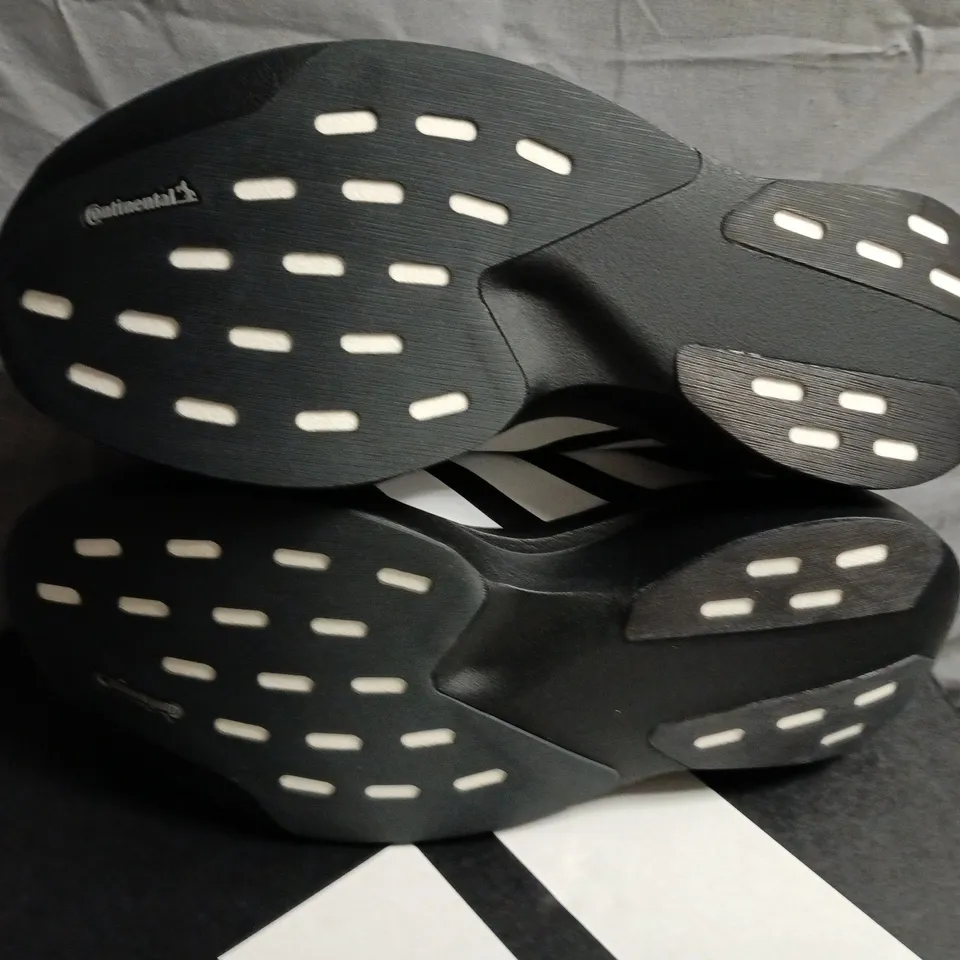 ADIDAS ADIZERO EVO SL M MEN'S RUNNING SHOES – BLACK/WHITE, UK 8