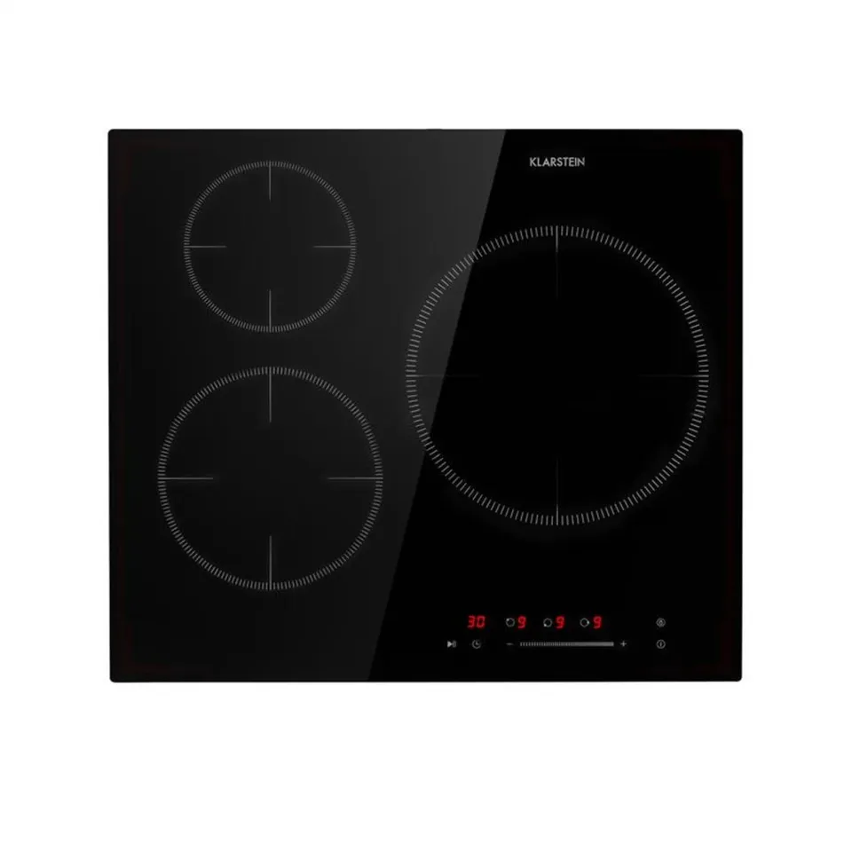BOXED KLARSTEIN DELICATESSA 3ZONE 60CM 3 RING INDUCTION HOB BLACK