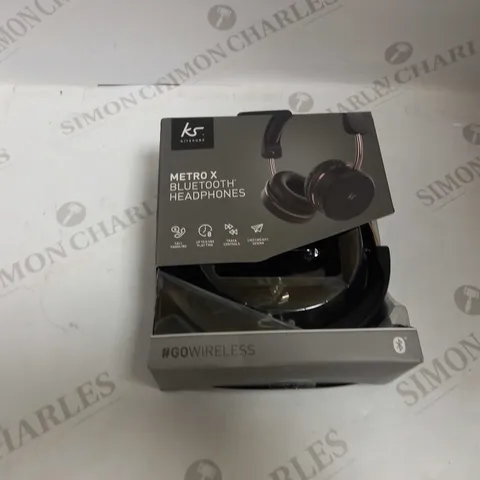 KITSOUND METRO X WIRELESS BLUETOOTH ON-EAR HEADPHONES WITH CALL HANDLING 