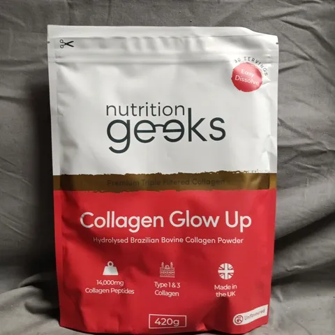 NUTRITION GEEKS COLLAGEN GLOW UP (420G BAG)