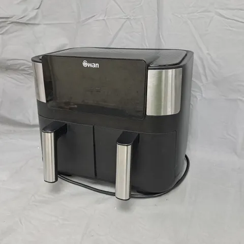 SWAN 7.6L DUAL AIR FRYER IN BLACK