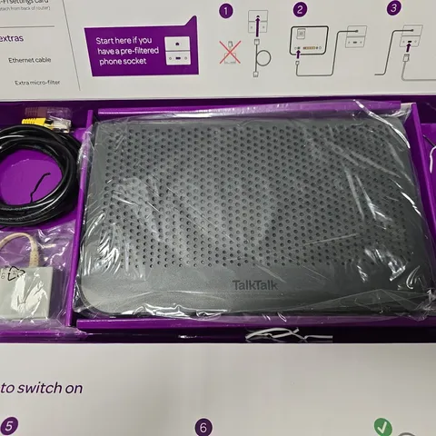 BOXED TALK TALK WIFI HUB KIT 