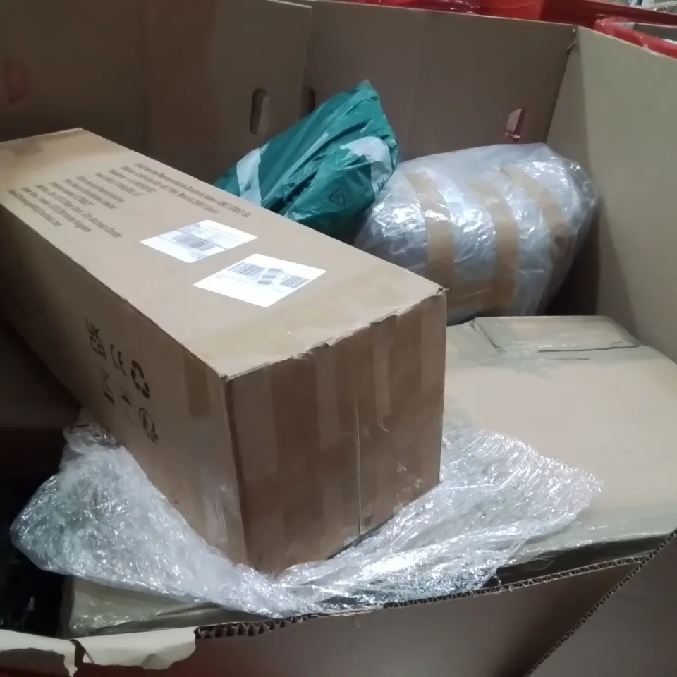 PALLET OF ASSORTED HOUSEHOLD GOODS AND PRODUCTS TO INCLUDE;PLAYPEN,CUSHION,PILLOW
