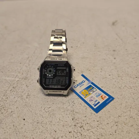 CASIO WORLD TIME DIGITAL WATCH – BOXED