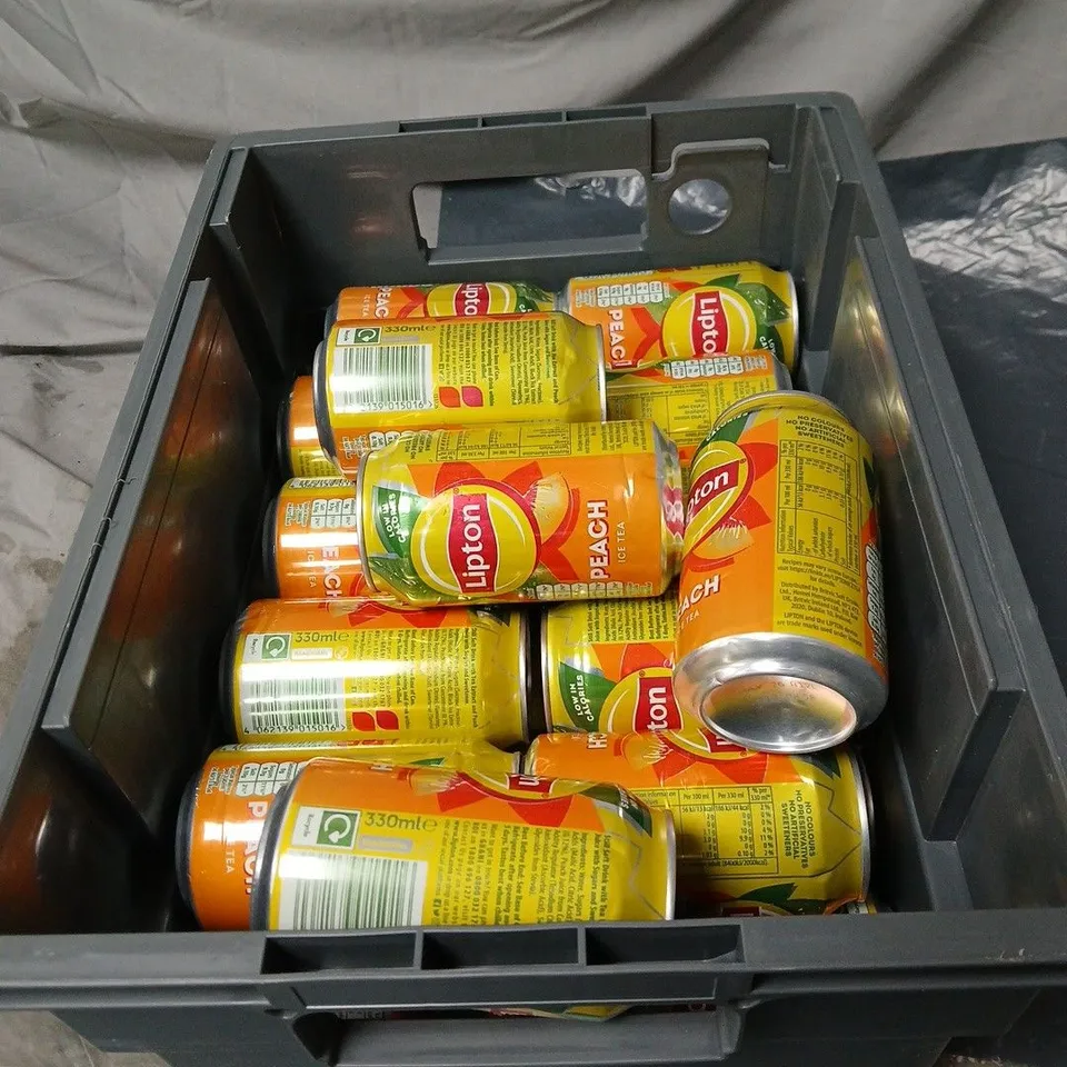 APPROXIMATELY 22 X LIPTON ICE TEA PEACH 330ML