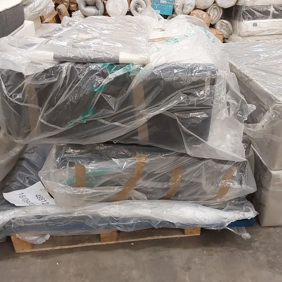 PALLET OF ASSORTED DIVAN BASE PARTS AND HEADBOARDS