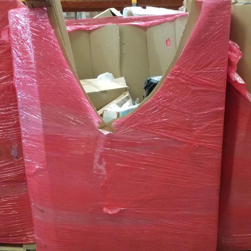 PALLET CONTAINING ASSORTED PRODUCTS INCLUDING CEILING LED FAN LIGHT, RETRACTABLE SAFETY GATE, PORTABLE AIR COOLER, TRUNKI KIDS SUITCASE & FRENCH STYLE SKETCH BOX EASEL