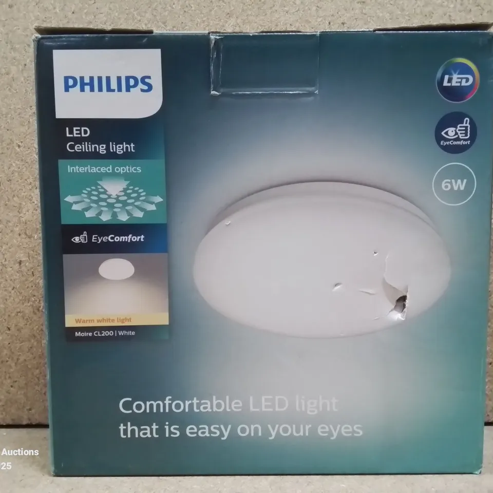 PHILIPS LED CEILING LIGHT MOIRE CL200 WHITE