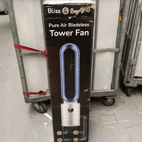 BLISS AND BEYOND PURE AIR BLADELESS TOWER FAN BOXED