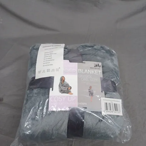 SEALED SHERPA HOODIED OODIE BLANKET