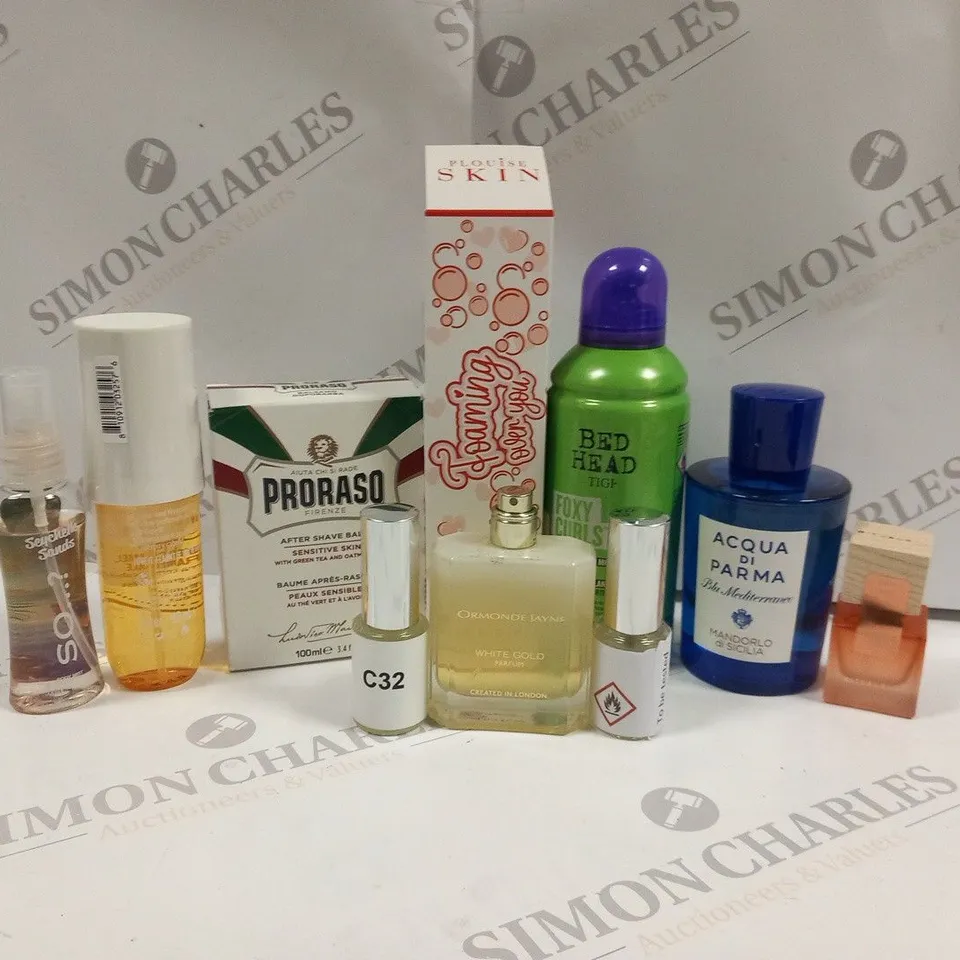 APPROXIMATELY 10 ASSORTED FRAGRANCES AND COSMETICS TO INCLUDE; BED HEAD, MANDORLO DI SICILIA, RITUALS AND ORMONDE JAYNE