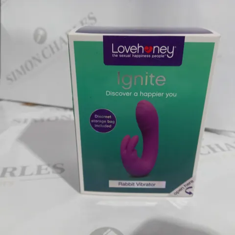 BOXED LOVEHONEY IGNITE RABBIT VIBRATOR