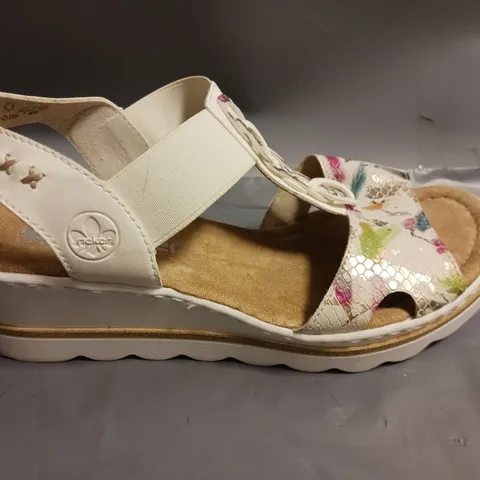 RIEKER ANTISTRESS WEDGE SANDALS MULTI-COLOURED SIZE EU 39