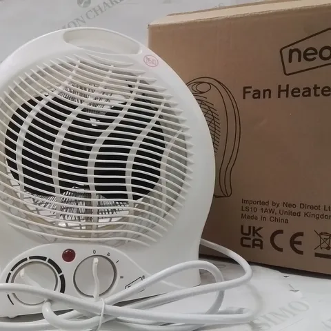 BOXED NEO FAN HEATER IN WHITE