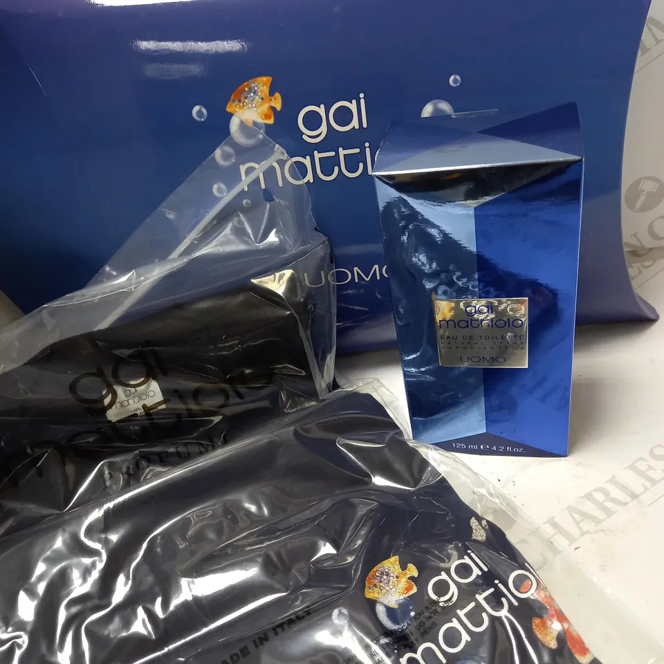 GAI MATTIOLO PROFUMI UOMO GIFT SET TO INCLUDE EAU DE TOILETTE & A T-SHIRT