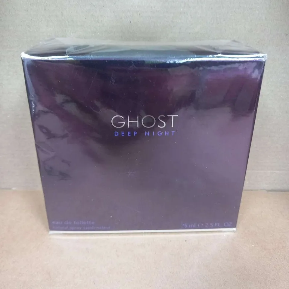 BOXED AND SEALED GHOST DEEP NIGHT EAU DE TOILETTE 75ML