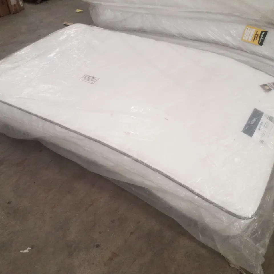 QUALITY BAGGED SILENTNIGHT 120CM SMALL DOUBLE POCKET 800 OPEN COIL MATTRESS