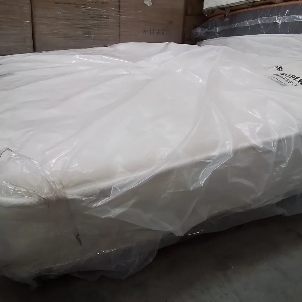 QUALITY BAGGED DWINNELL BARREL POCKET SPRUNG 1000 SUPERKING MATTRESS WITH TIGHT TOP MEMORY