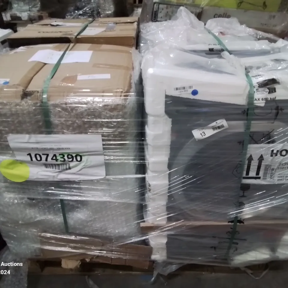 PALLET OF APPROXIMATELY 4 UNPROCESSED RAW RETURN WHITE GOODS TO INCLUDE;