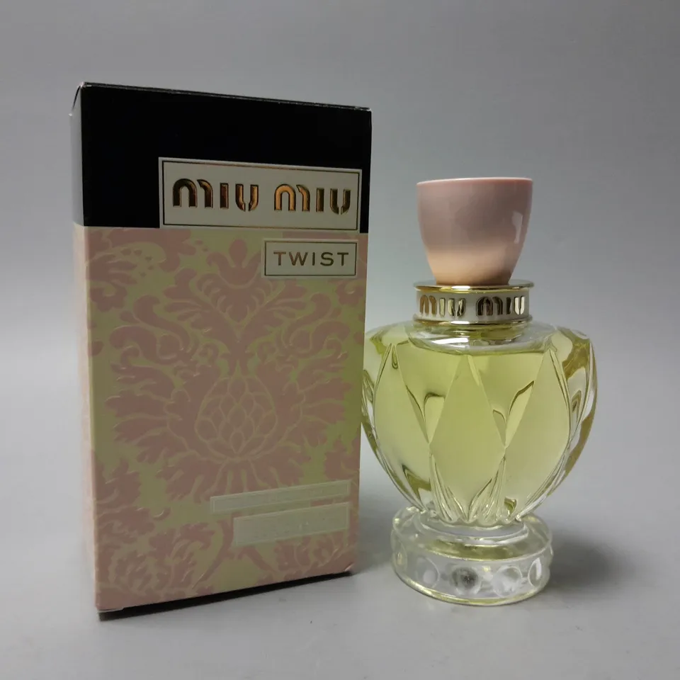 BOXED MIU MIU TIWST EAU DE TOILETTE (100ml) RRP £109