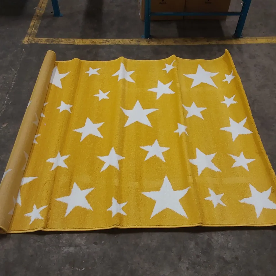 BRAND NEW PACO HOME VEGA RUG - YELLOW // SIZE: 140 X 200cm