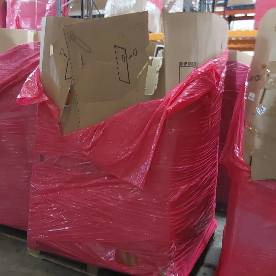 PALLET OF ASSORTED ITEMS INCLUDING: COUNTERTOP DISHWASHER, GAMING CHAIR, MULTI-FUNCTION CLOTHES DRYER, ELECTRIC BLANKET, STEAM CLEANER, AIR FRYER ECT