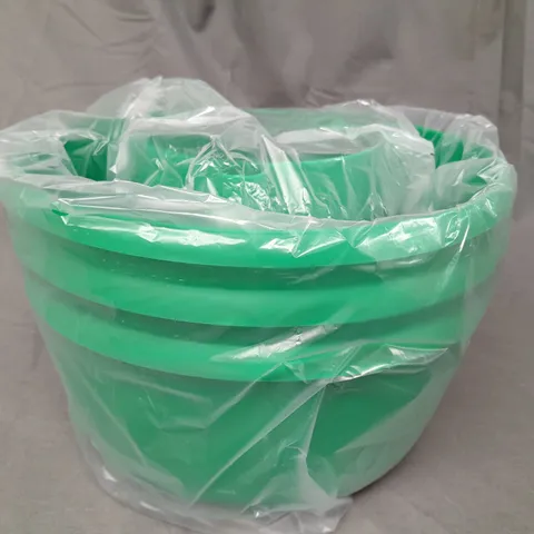 BOXED OPTIMAL PRODUCTS SET OF 3 PLANT HALOS IN GREEN