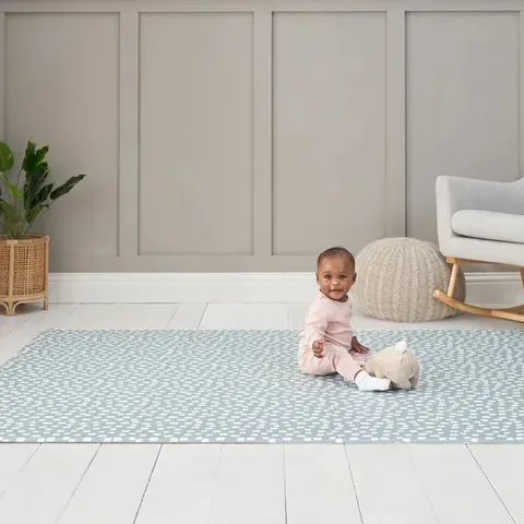 BOXED TUTTI BAMBINI LUXURY PADDED XL REVERSIBLE PLAYMAT - CATHEDRAL & DASH